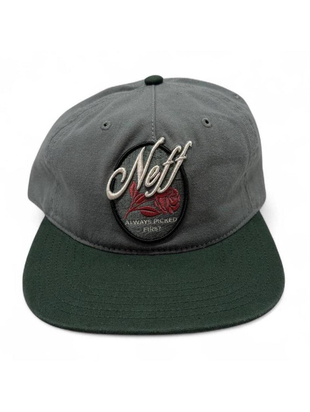 Neff Men's Green and Grey Hat